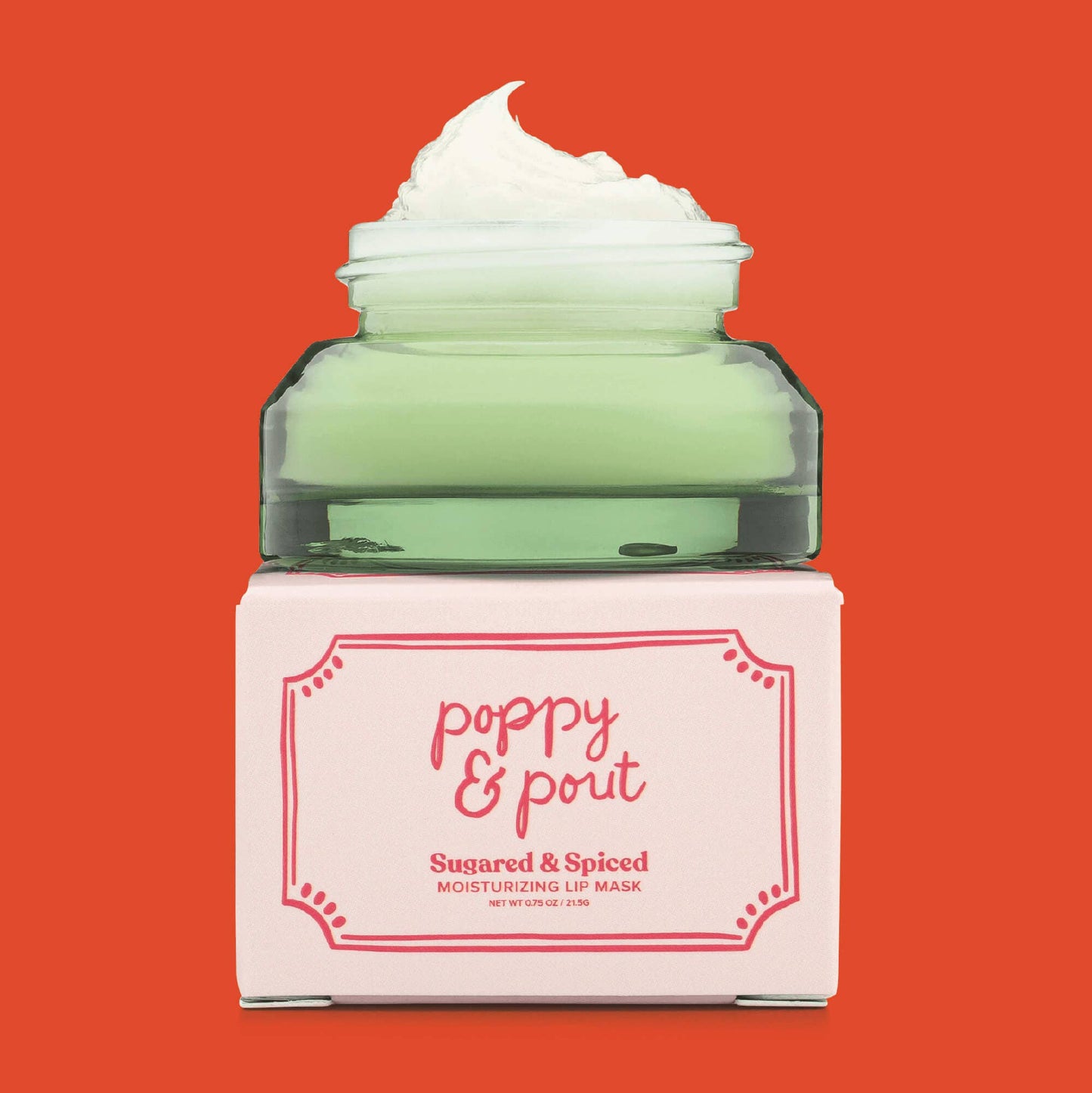 LIMITED EDITION SUGARED + SPICE LIP MASK | POPPY + POUT