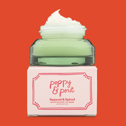 LIMITED EDITION SUGARED + SPICE LIP MASK | POPPY + POUT