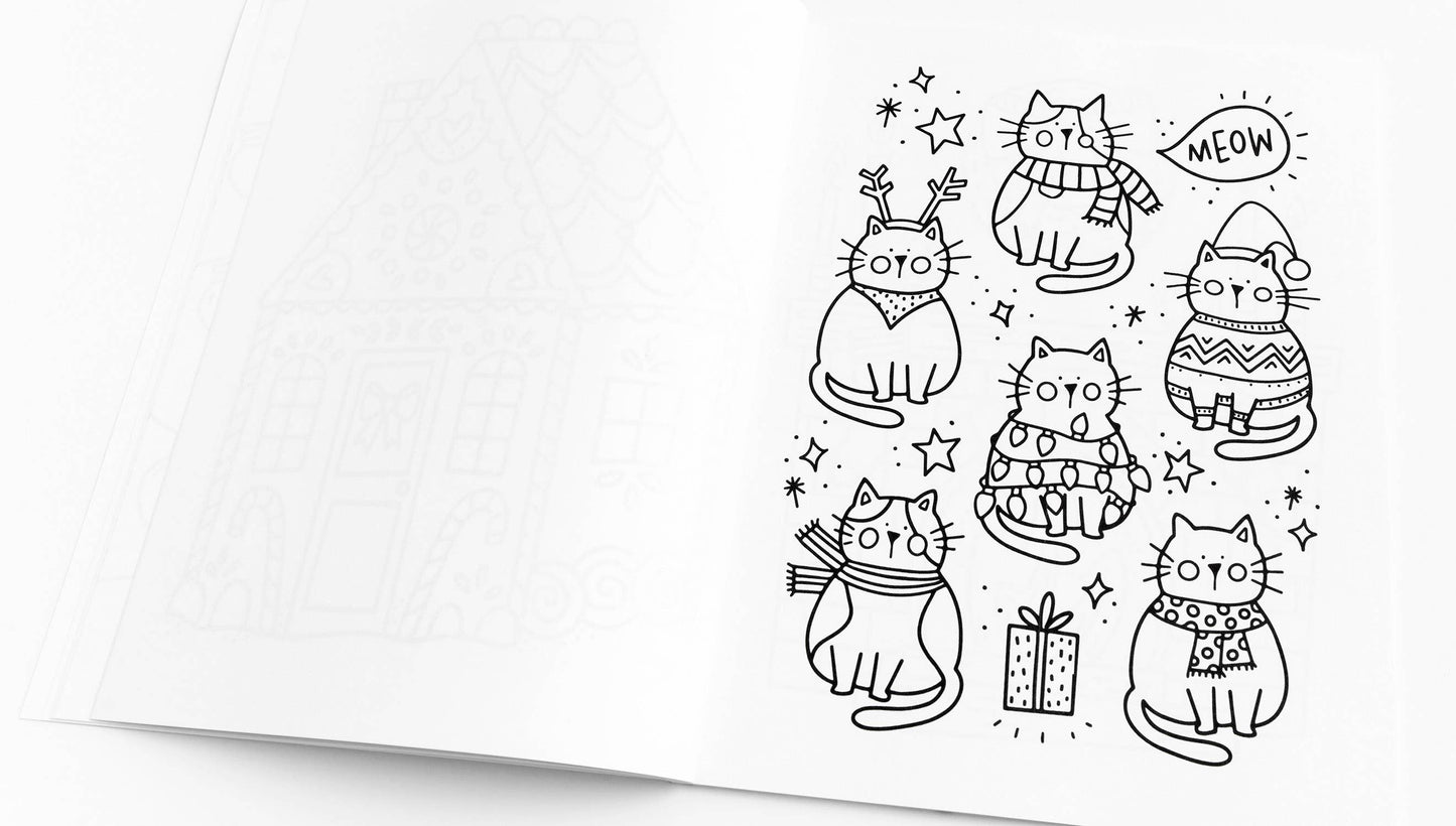 HOLIDAY COLORING BOOK