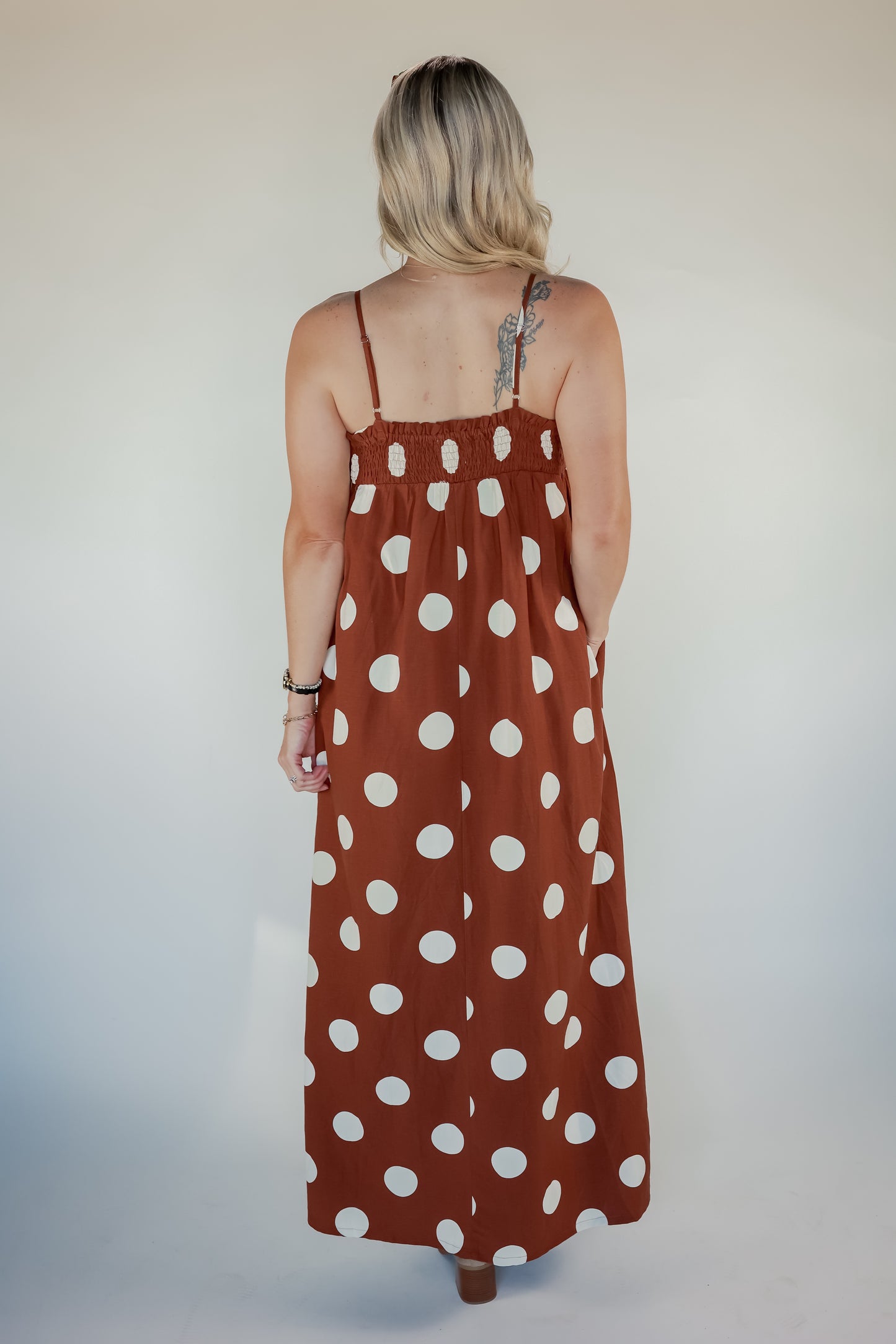 THE SPOT ON DRESS | MOCHA