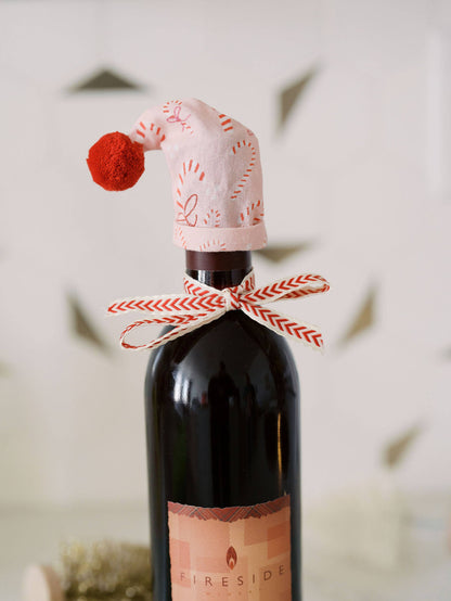 WINE TOPPER | CANDY CANE