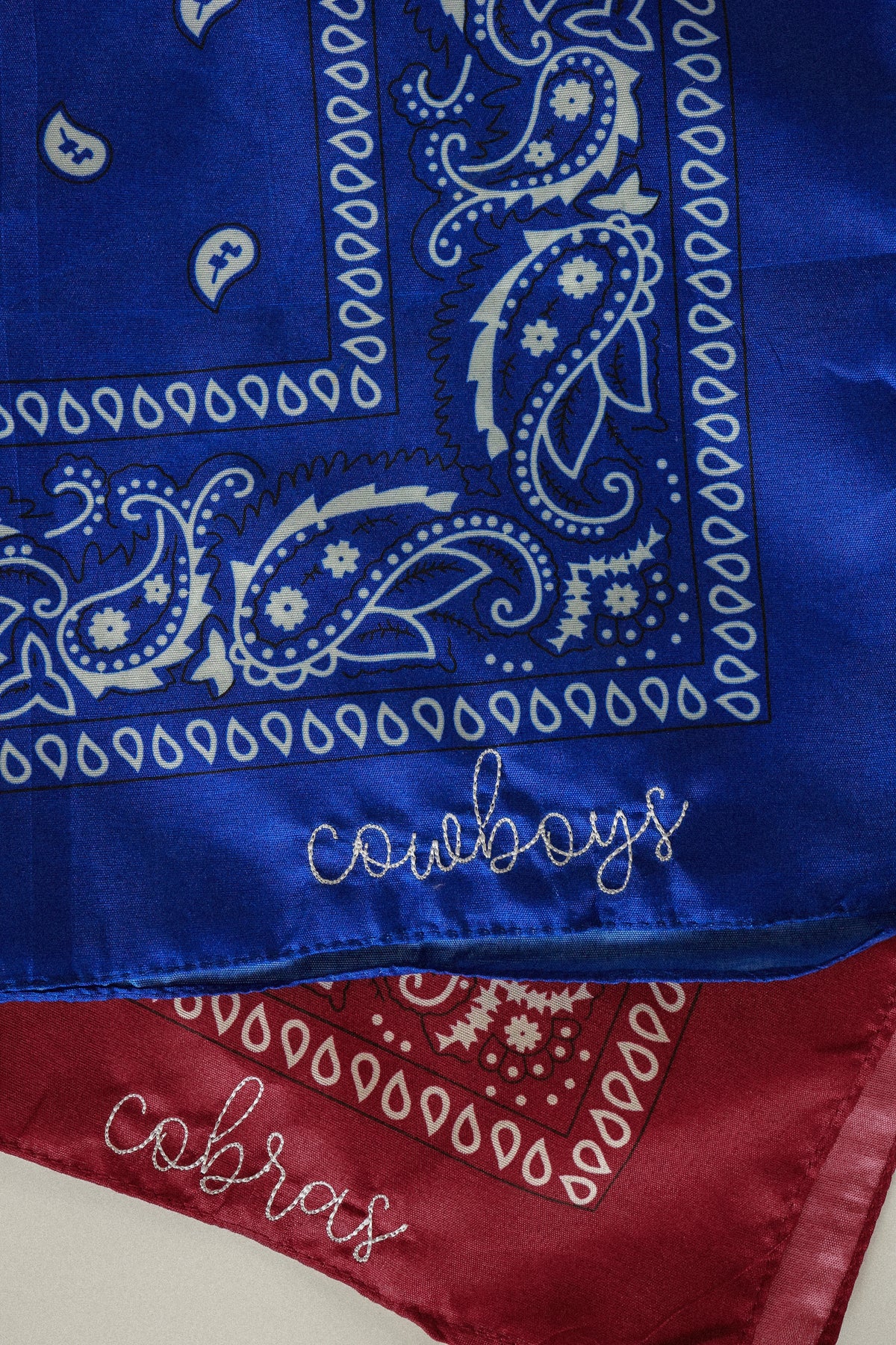 EMBROIDERED BANDANA | COWBOYS