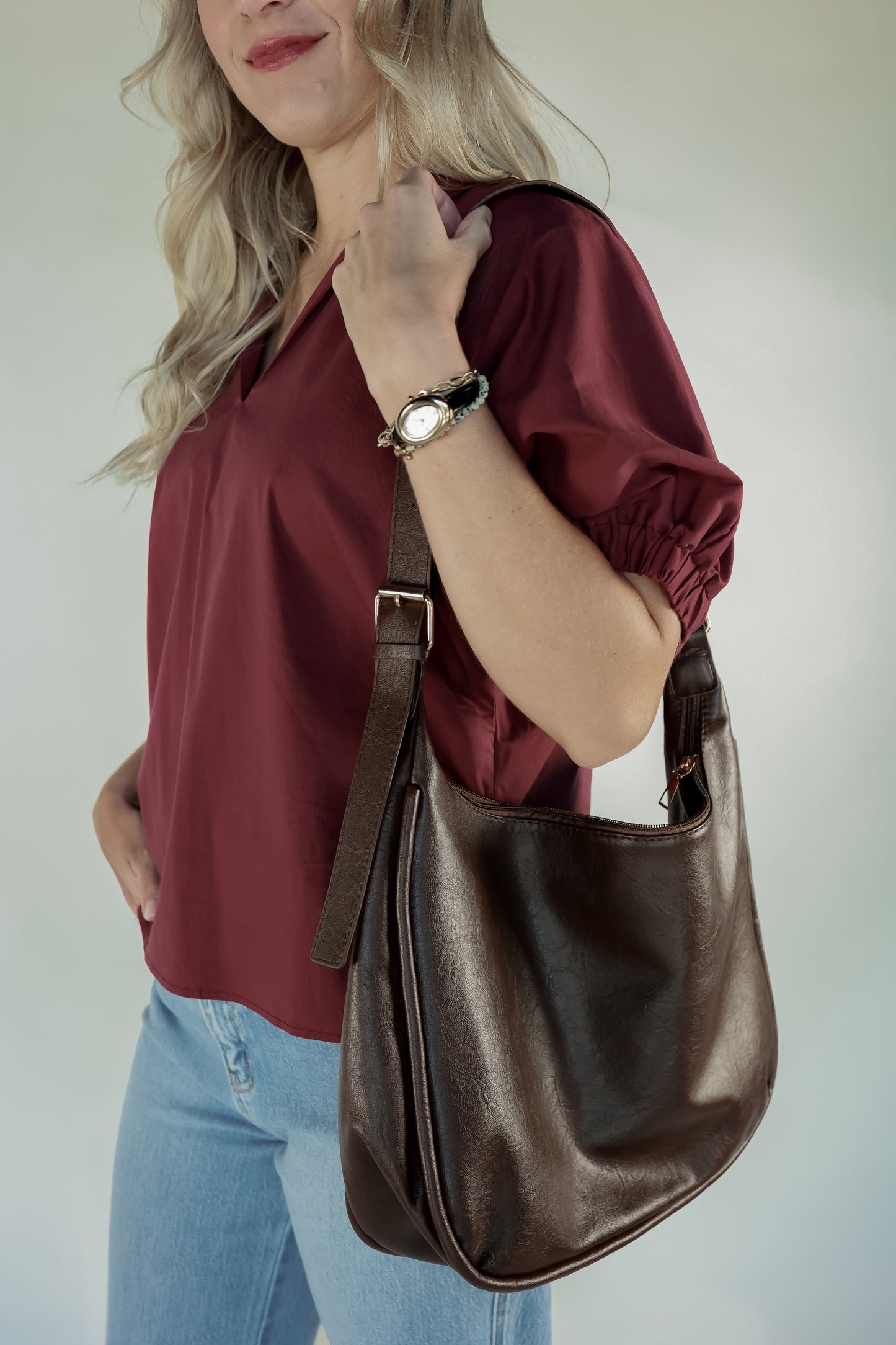 THE SLOUCH BAG | BROWN