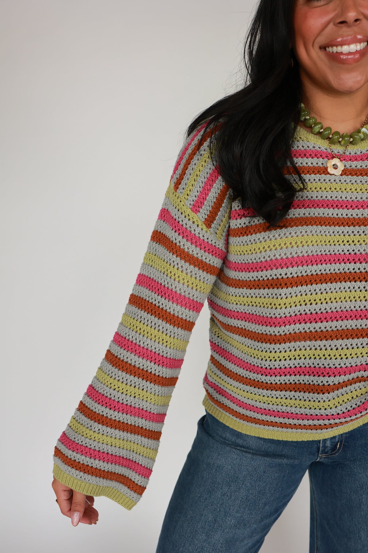 THE ORCHID OLIVE SWEATER