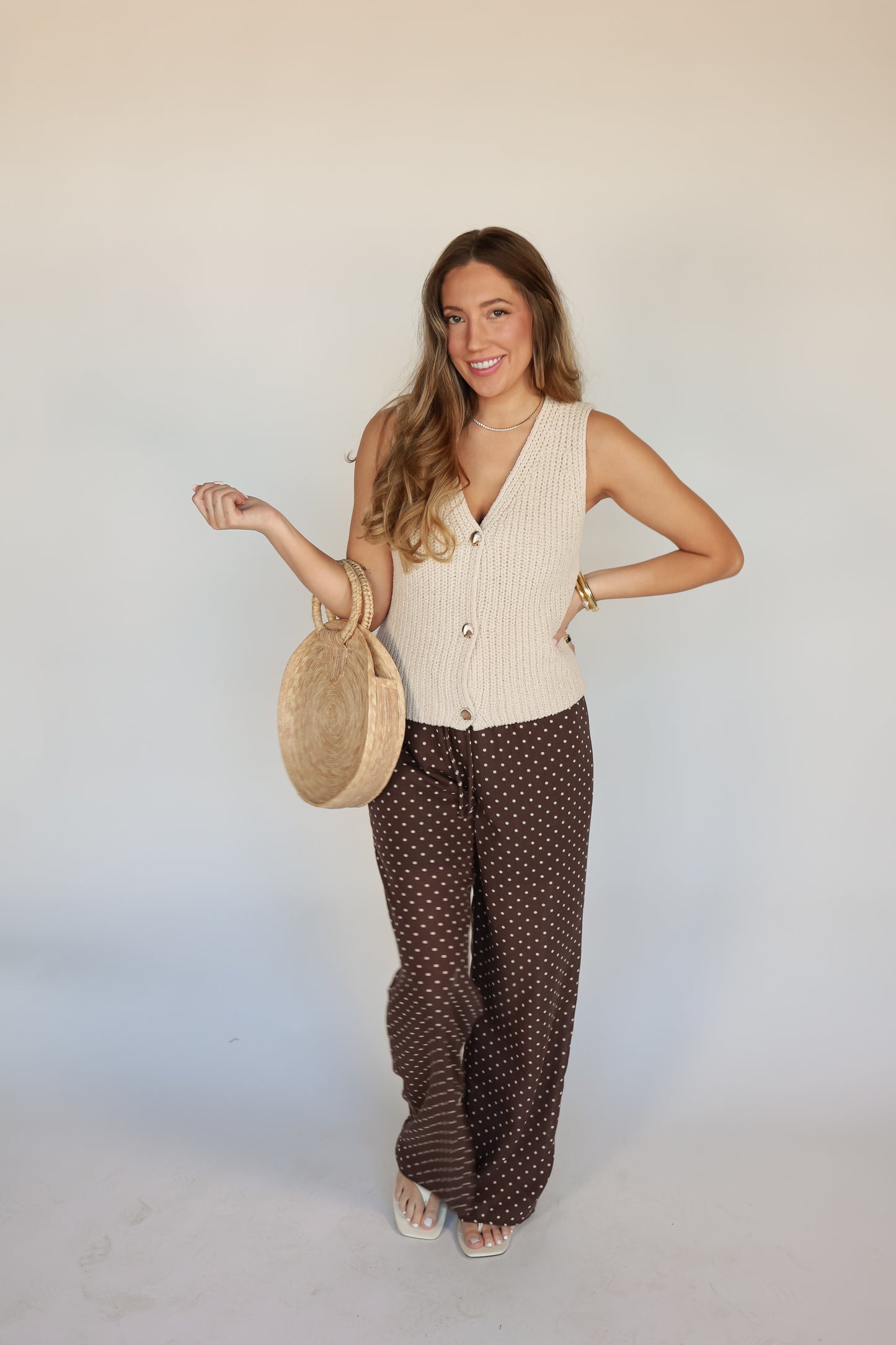 THE SAND + SHELL SWEATER VEST