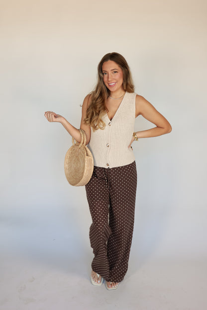 THE SAND + SHELL SWEATER VEST