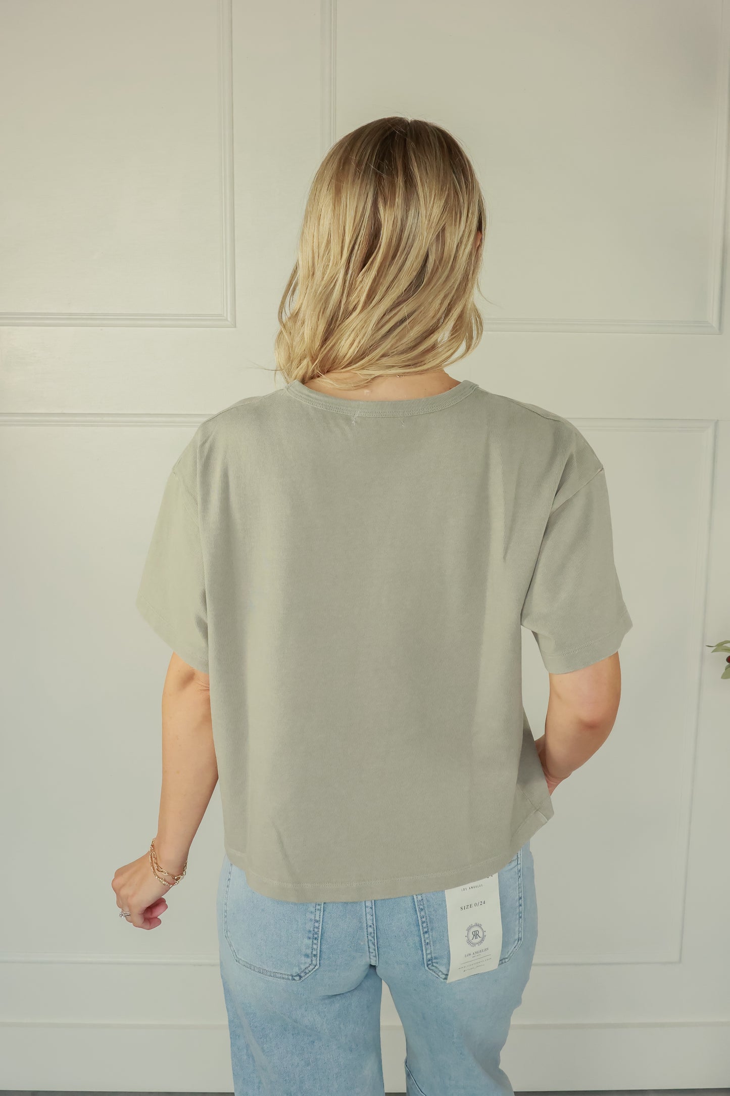 THE EVERGREEN CREW CROP TOP