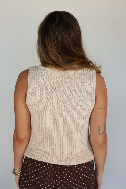 THE SAND + SHELL SWEATER VEST