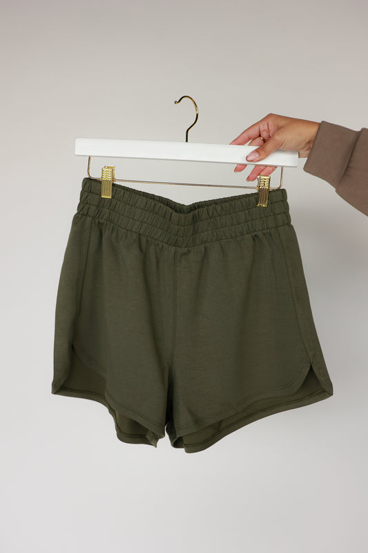 THE PULLOVER SET IN OLIVE | BOTTOMS ONLY