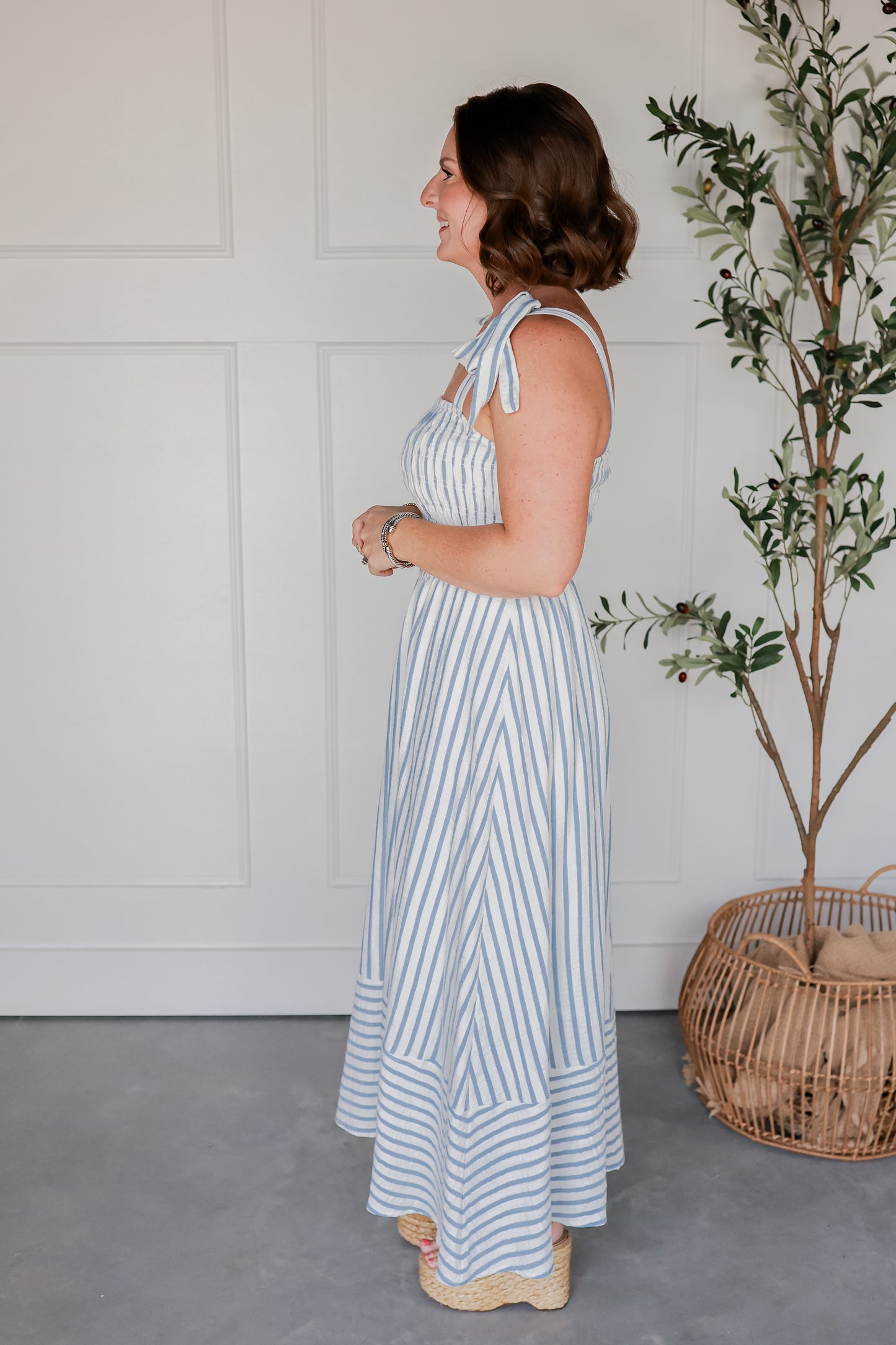 THE HAMPTON STRIPED MAXI