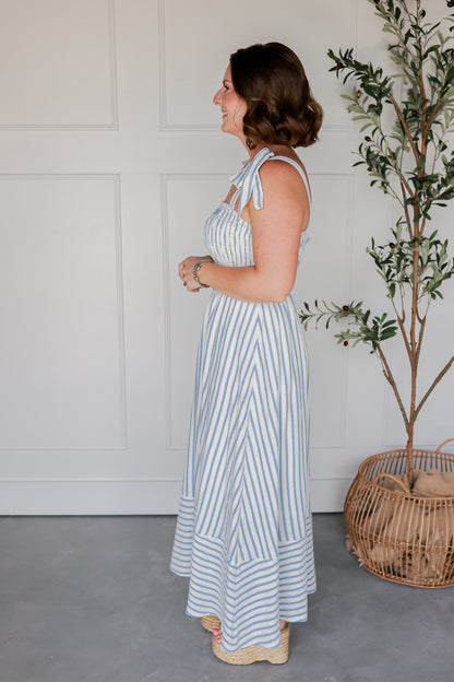 THE HAMPTON STRIPED MAXI