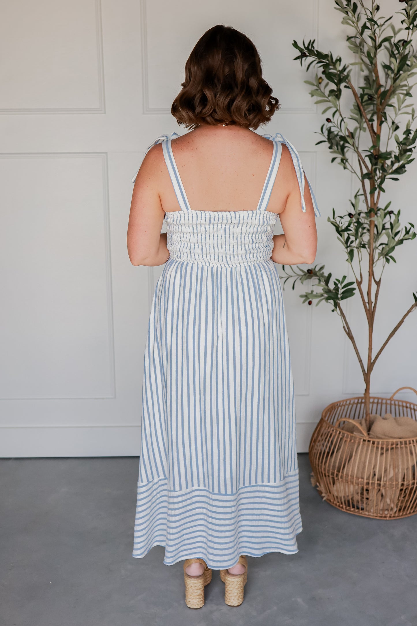 THE HAMPTON STRIPED MAXI