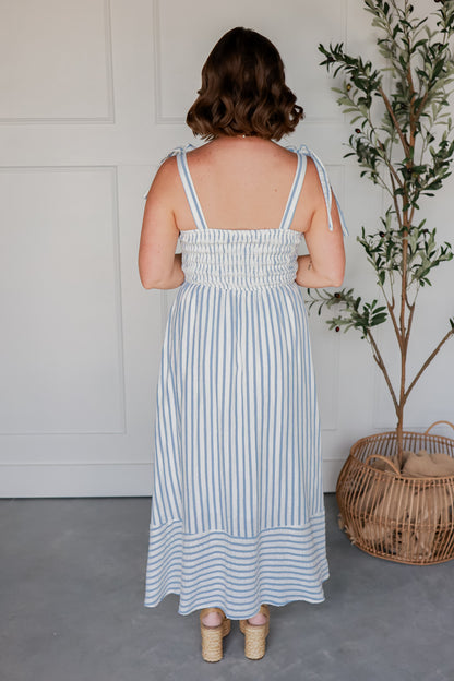 THE HAMPTON STRIPED MAXI
