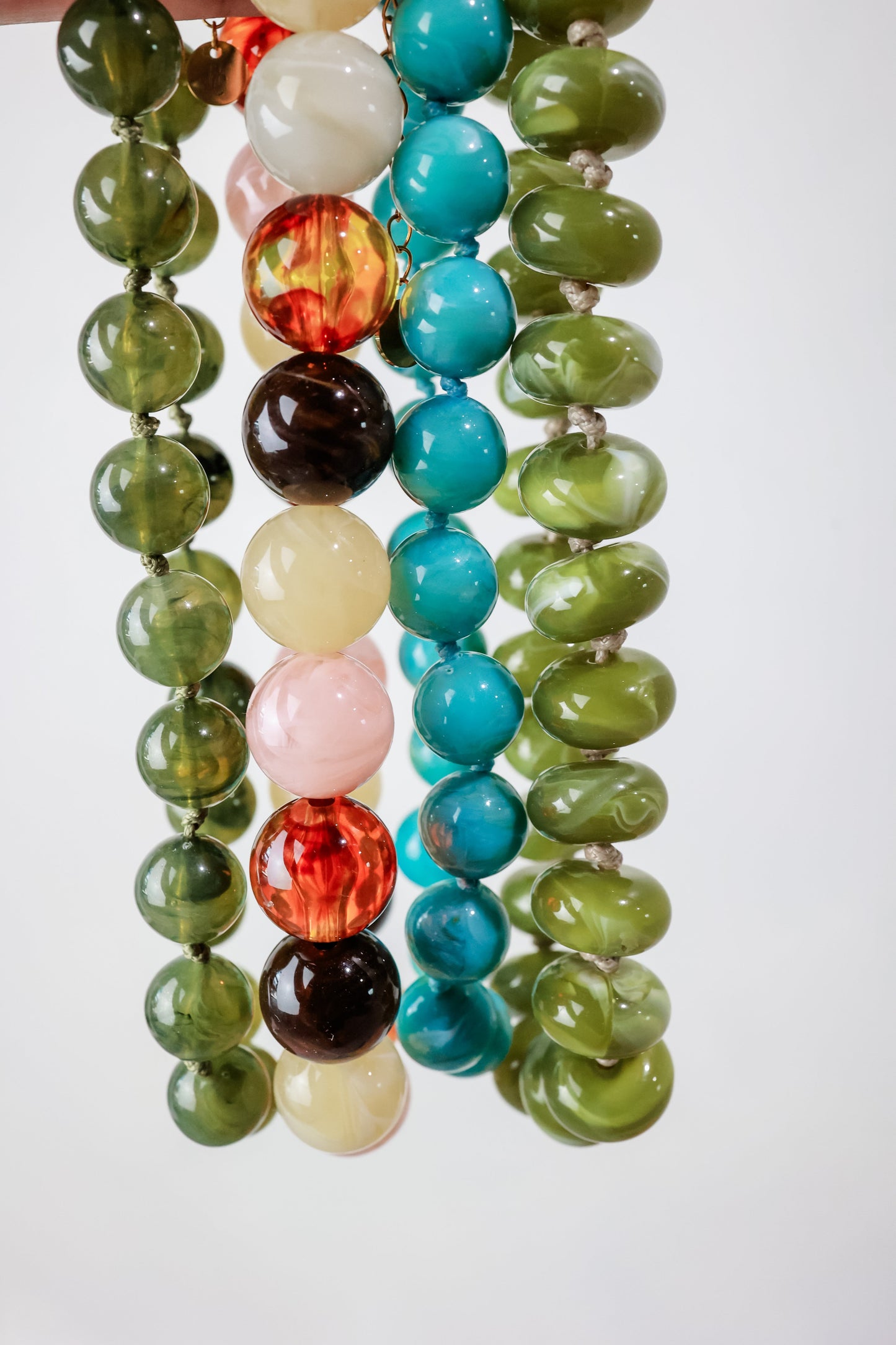 MOSS BEADED NECKLACE