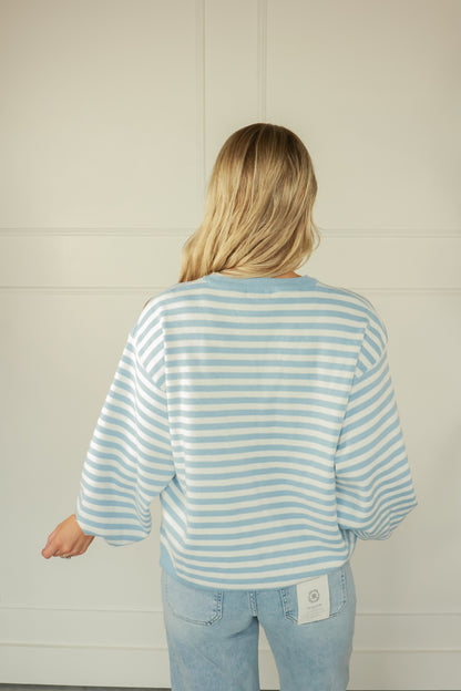 THE BLUEBIRD STRIPE TOP