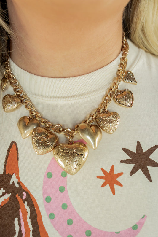 ALL THE LOVE CHARM NECKLACE