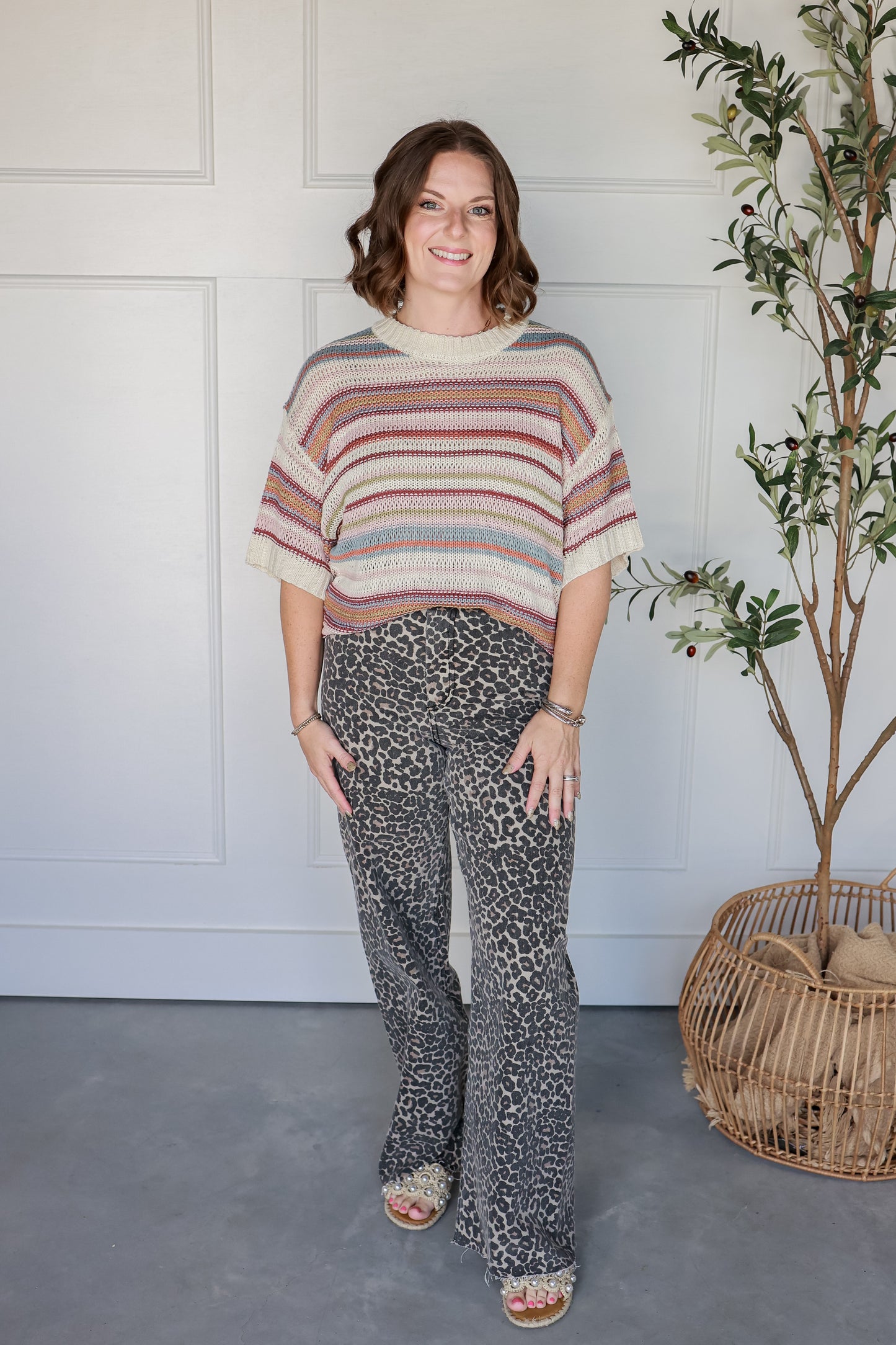 SOFT HUE STRIPE TOP