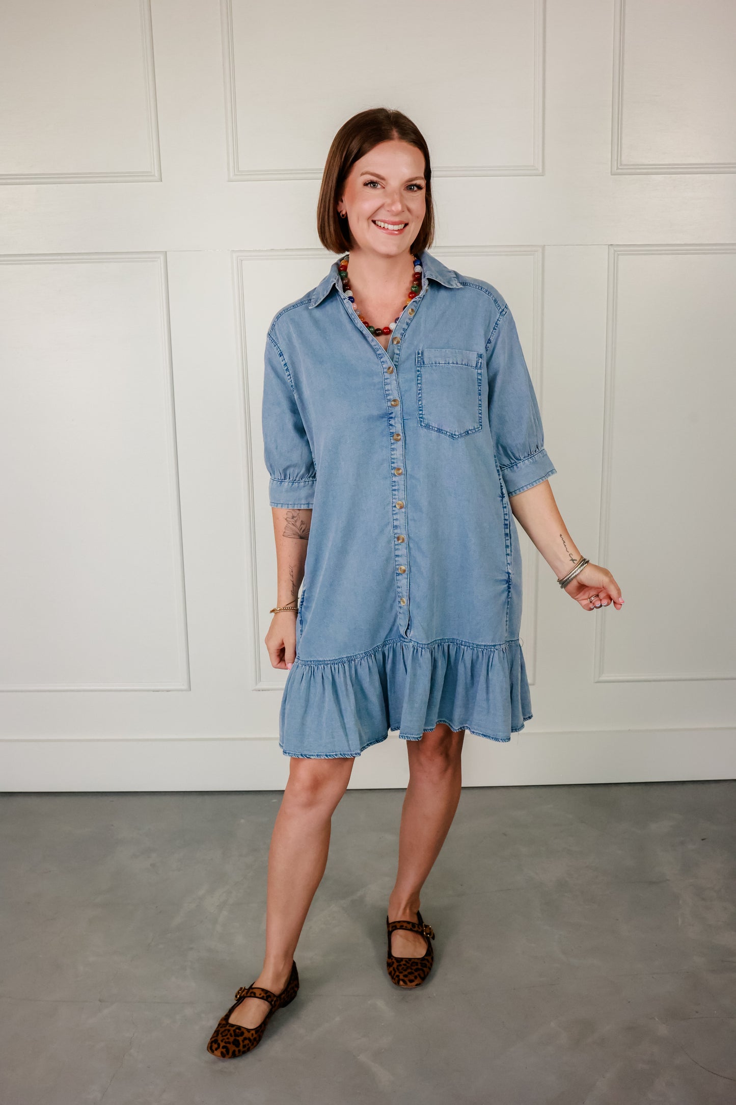 THE STARLIE DENIM DRESS