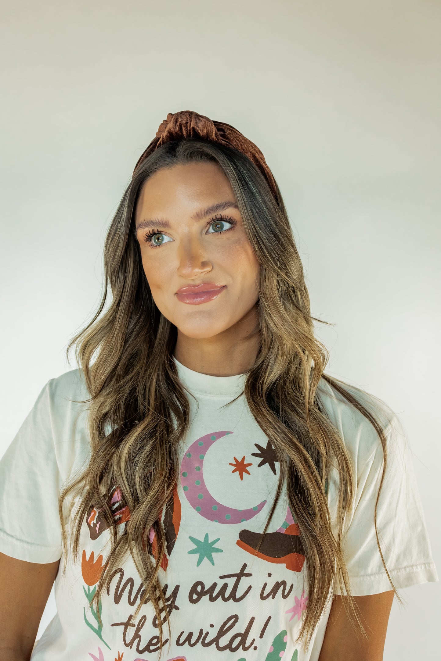 THE VELVET HEADBAND | BROWN