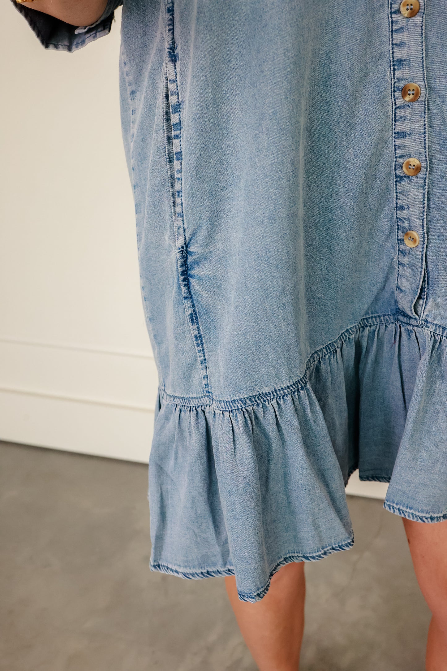 THE STARLIE DENIM DRESS