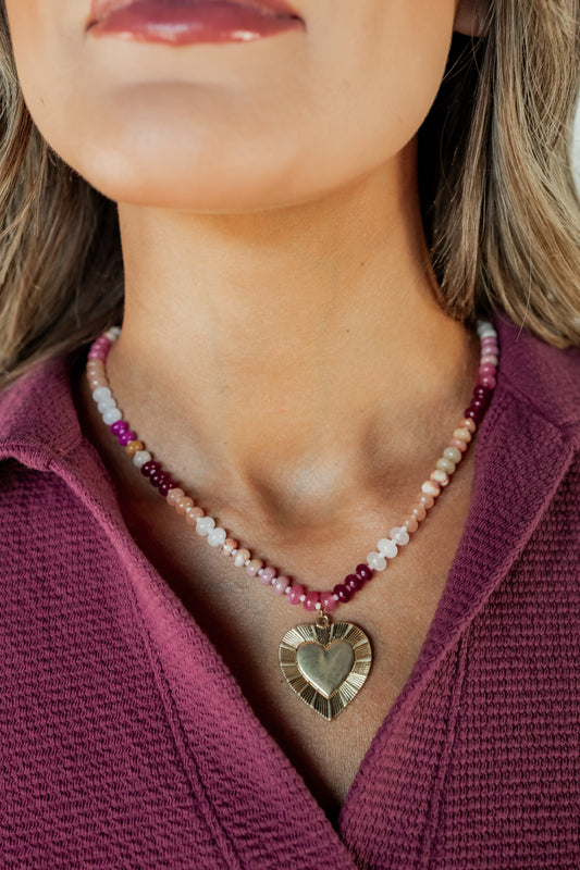 THE HEART OF GOLD NECKLACE | MADE BY HARCO