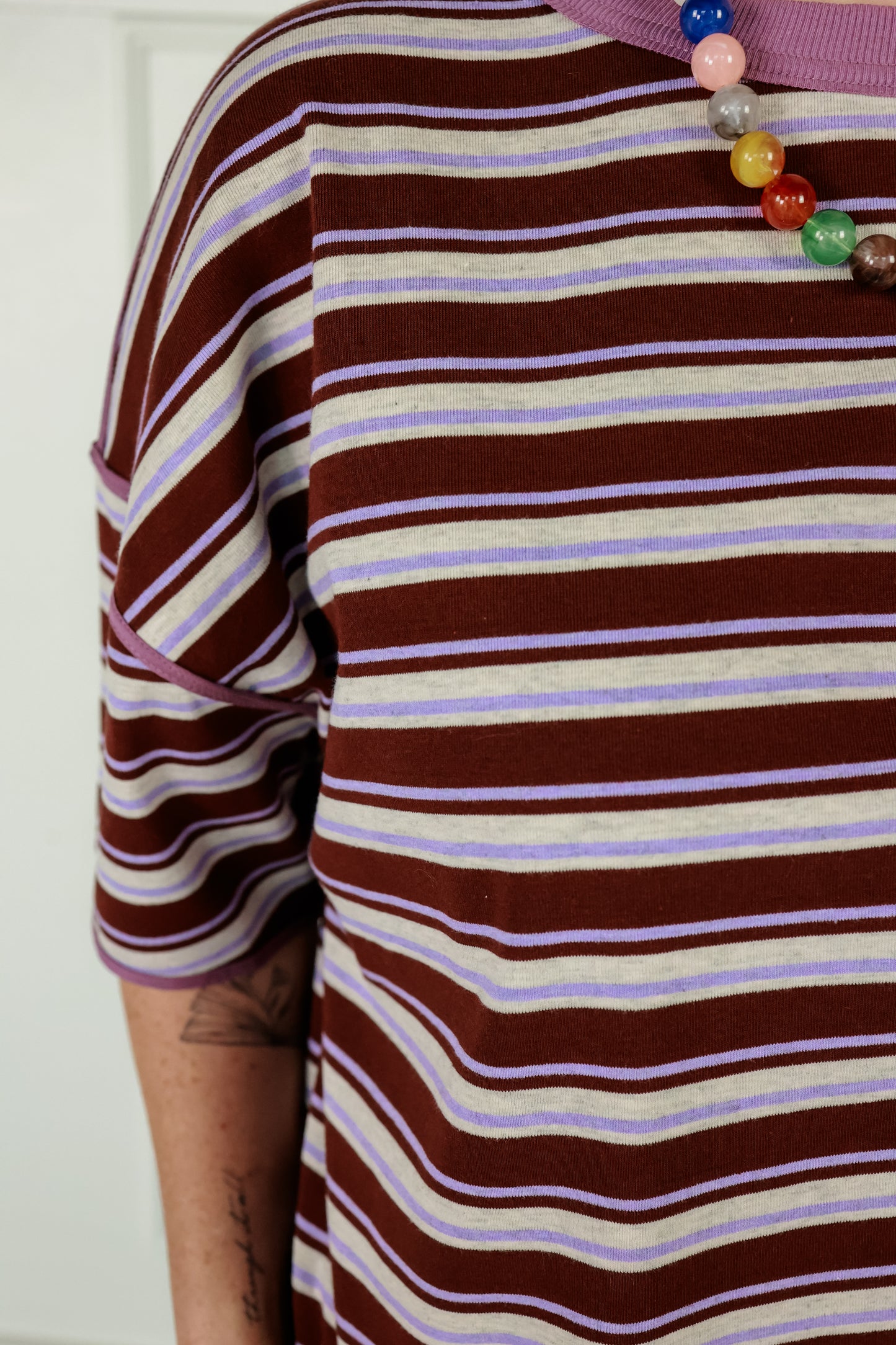 THE STRIPED BOXY TEE