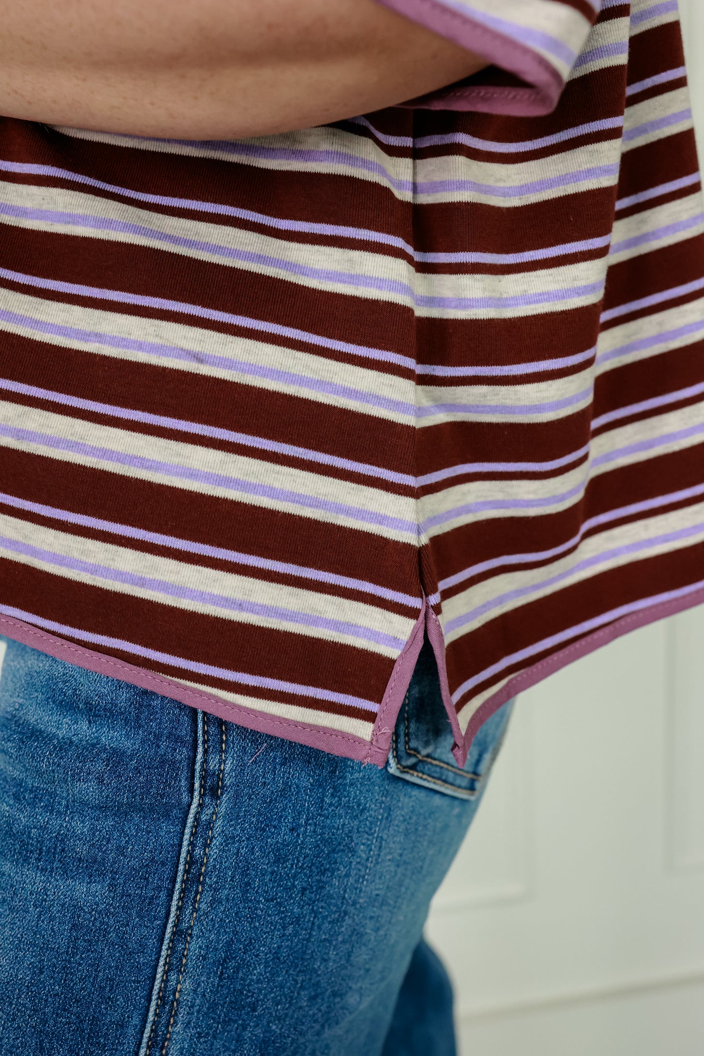 THE STRIPED BOXY TEE