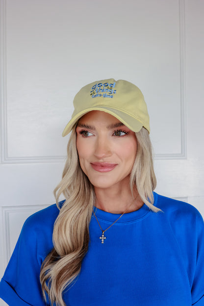 GOOD THINGS TAKE TIME HAT