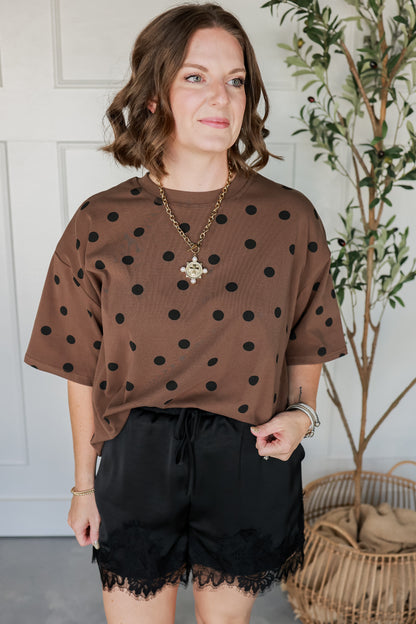 THE OVERSIZED POLKA DOT TEE