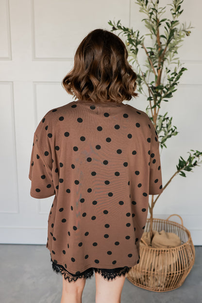 THE OVERSIZED POLKA DOT TEE
