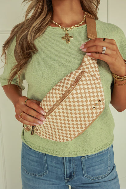 THE SUSIE SIDEKICK BUM BAG | WOVEN TAN