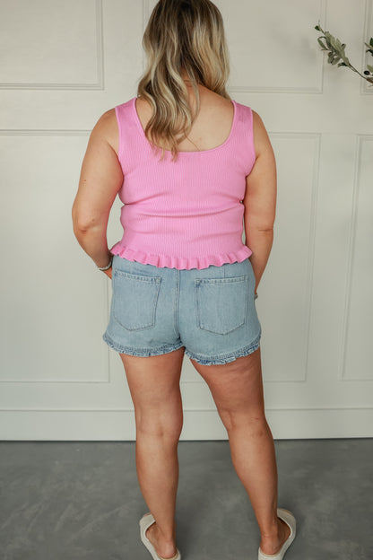 THE FLIRT RUFFLE SHORTS