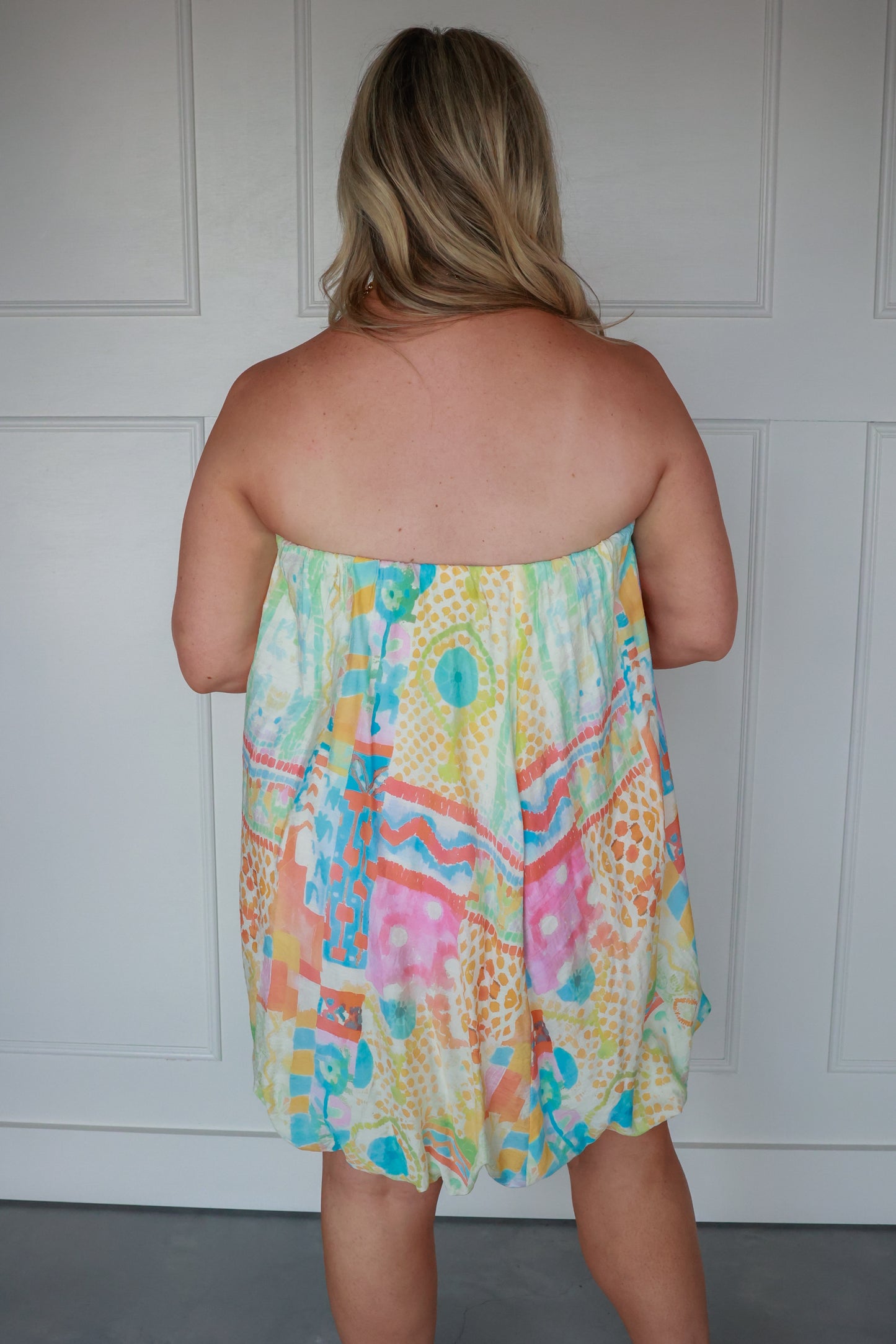WATERCOLOR BUBBLE DRESS