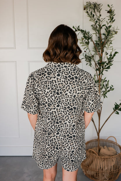 CHEETAH GIRL ROMPER