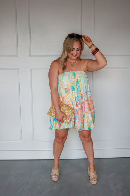 WATERCOLOR BUBBLE DRESS