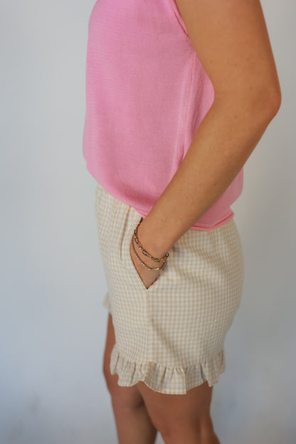GINGHAM GRACE SHORTS