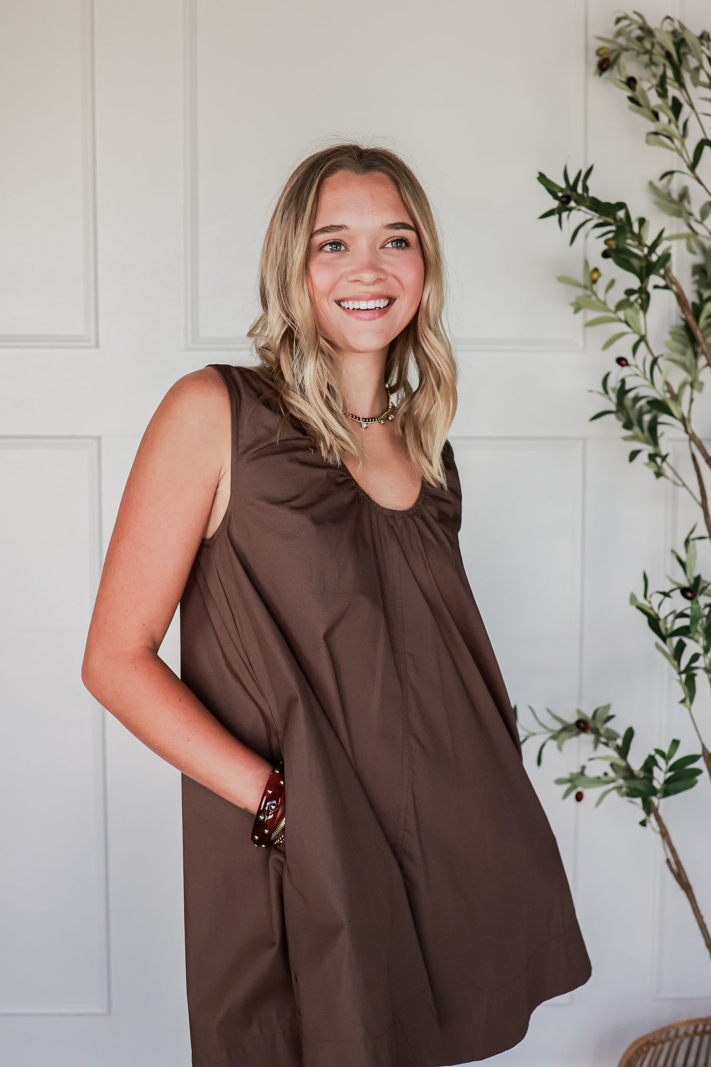 TRUFFLE BABE MINI DRESS