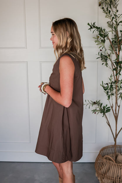 TRUFFLE BABE MINI DRESS