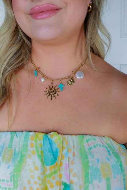 SALT + LIGHT CHARM NECKLACE