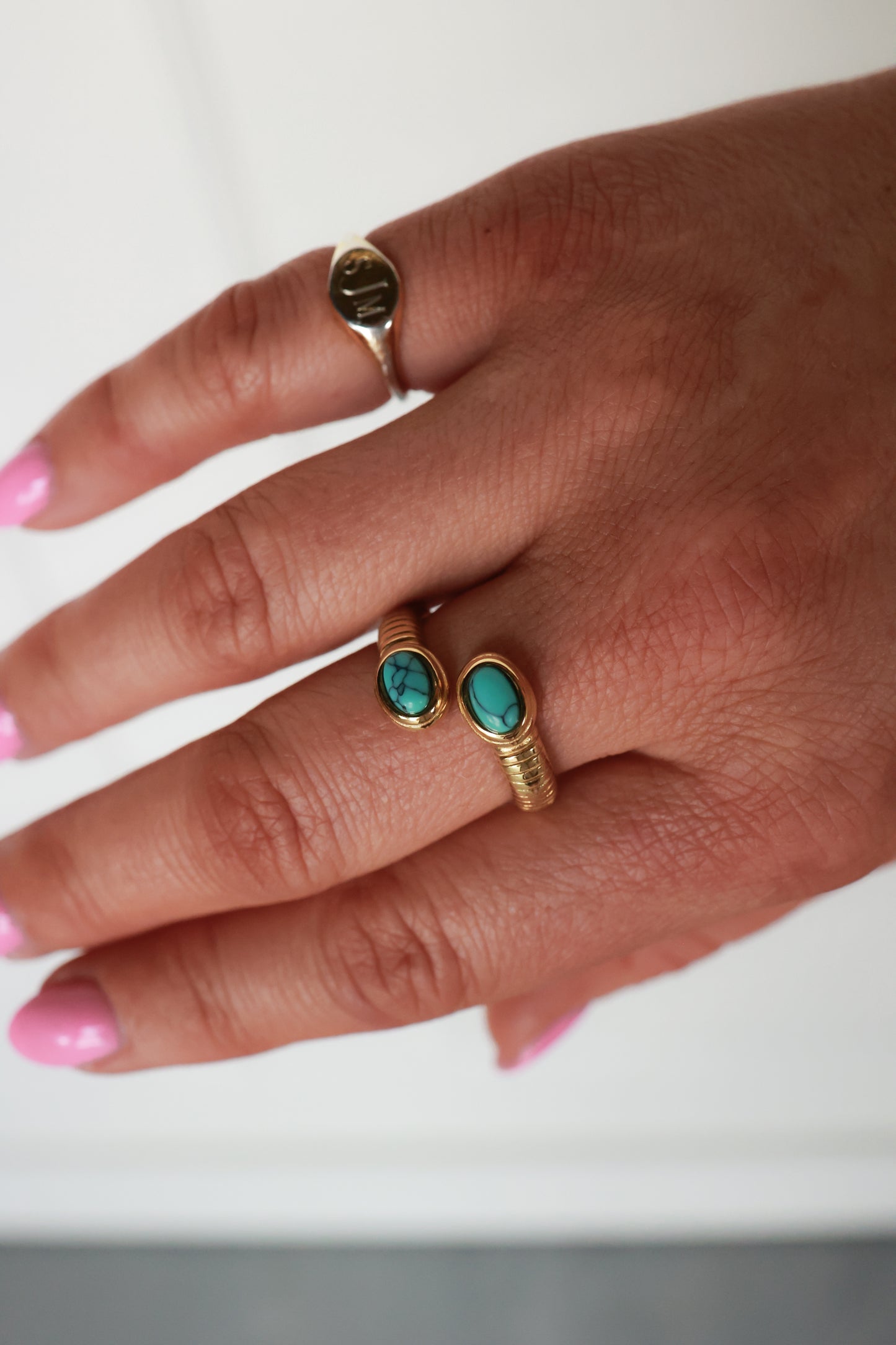 TURQUIOSE DRIFT RING