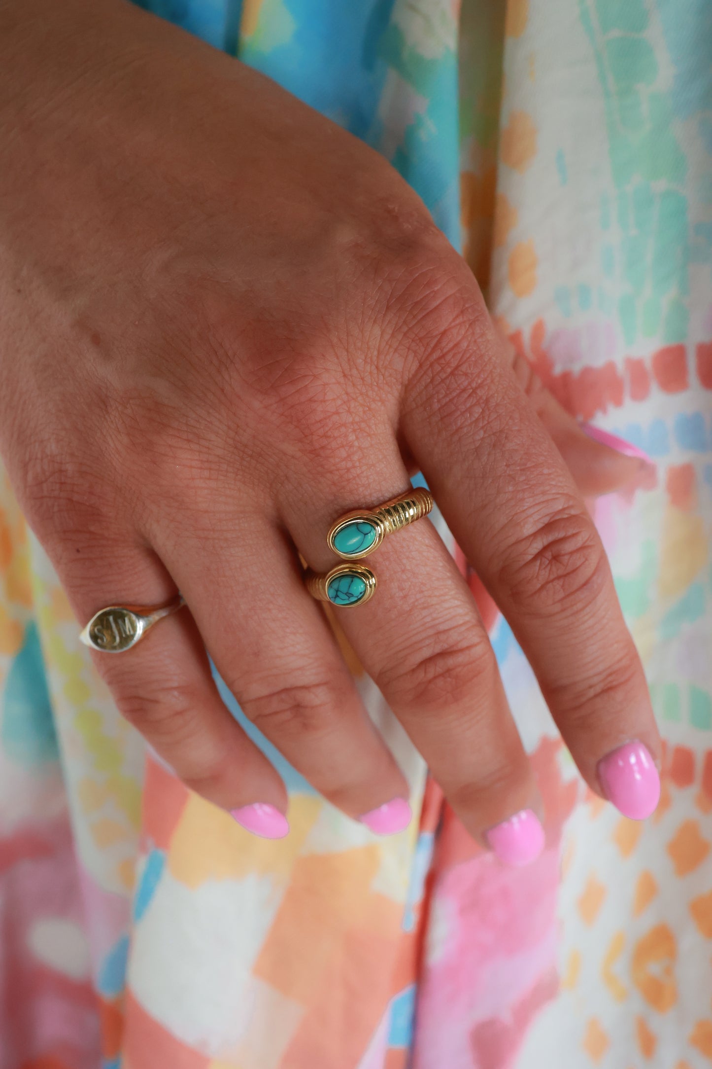 TURQUIOSE DRIFT RING