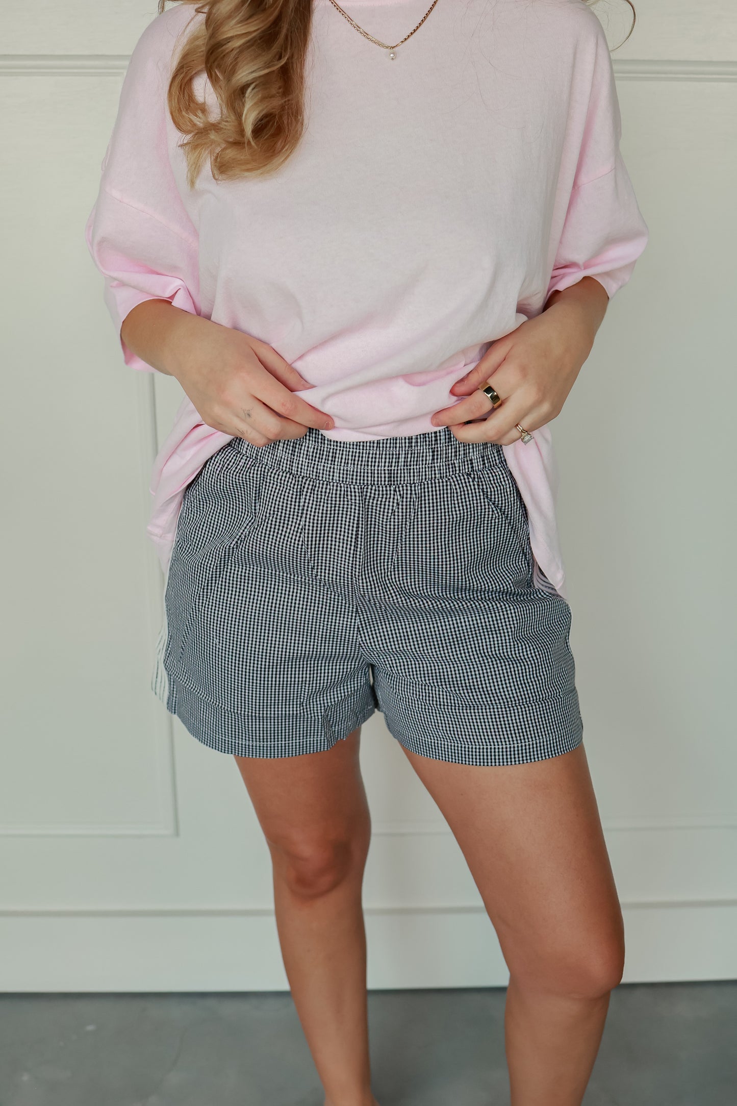 THE GINGHAM PICNIC BOXERS | BLACK