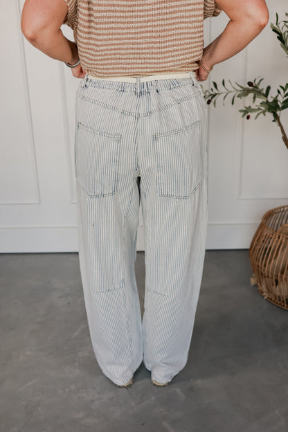 AZURE COAST STRIPED PANTS