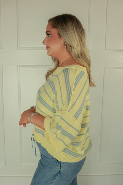 THE LEMON DROP KNIT TOP