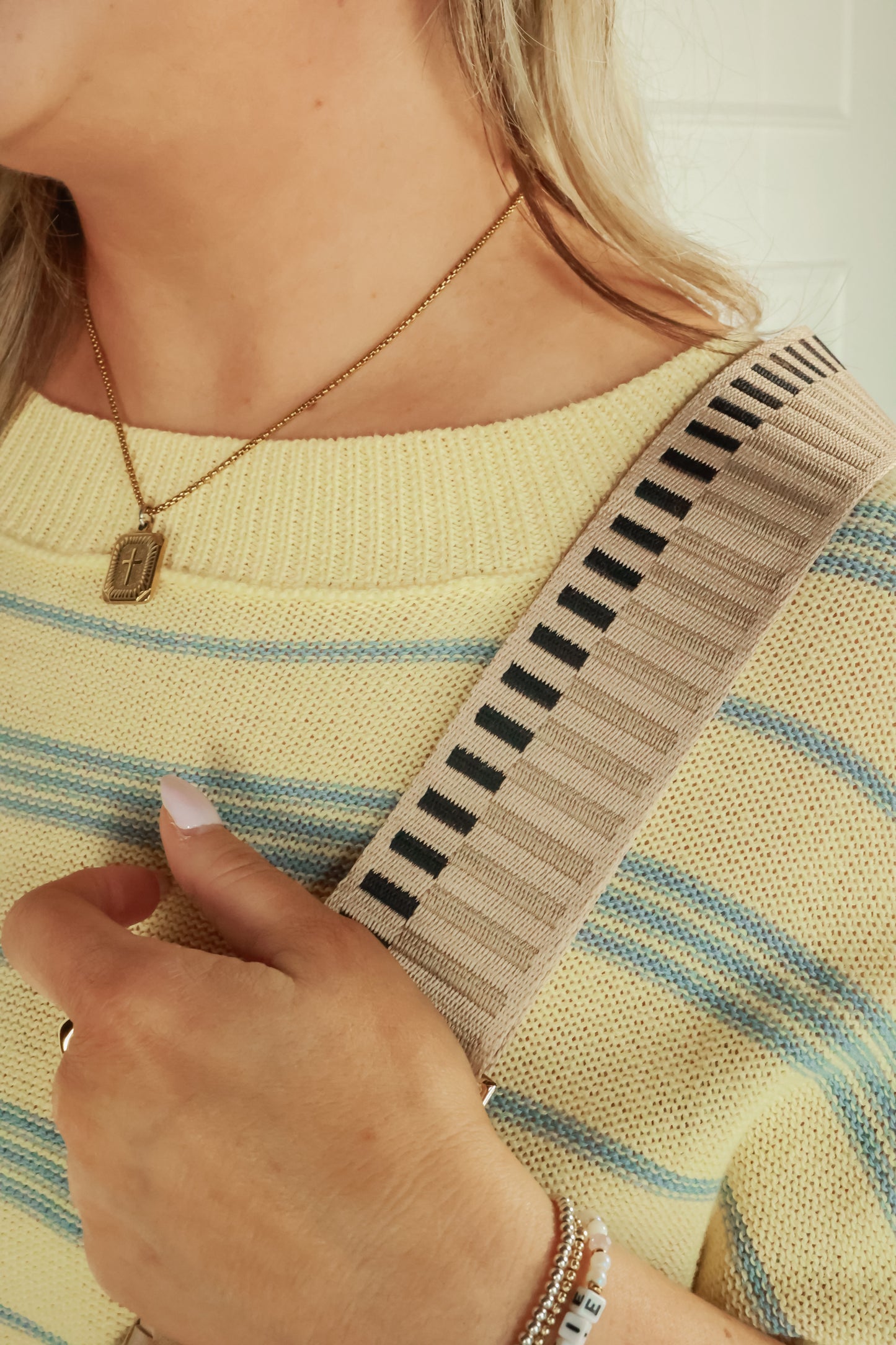 THE WESTLYN BUM BAG | WOVEN TAUPE