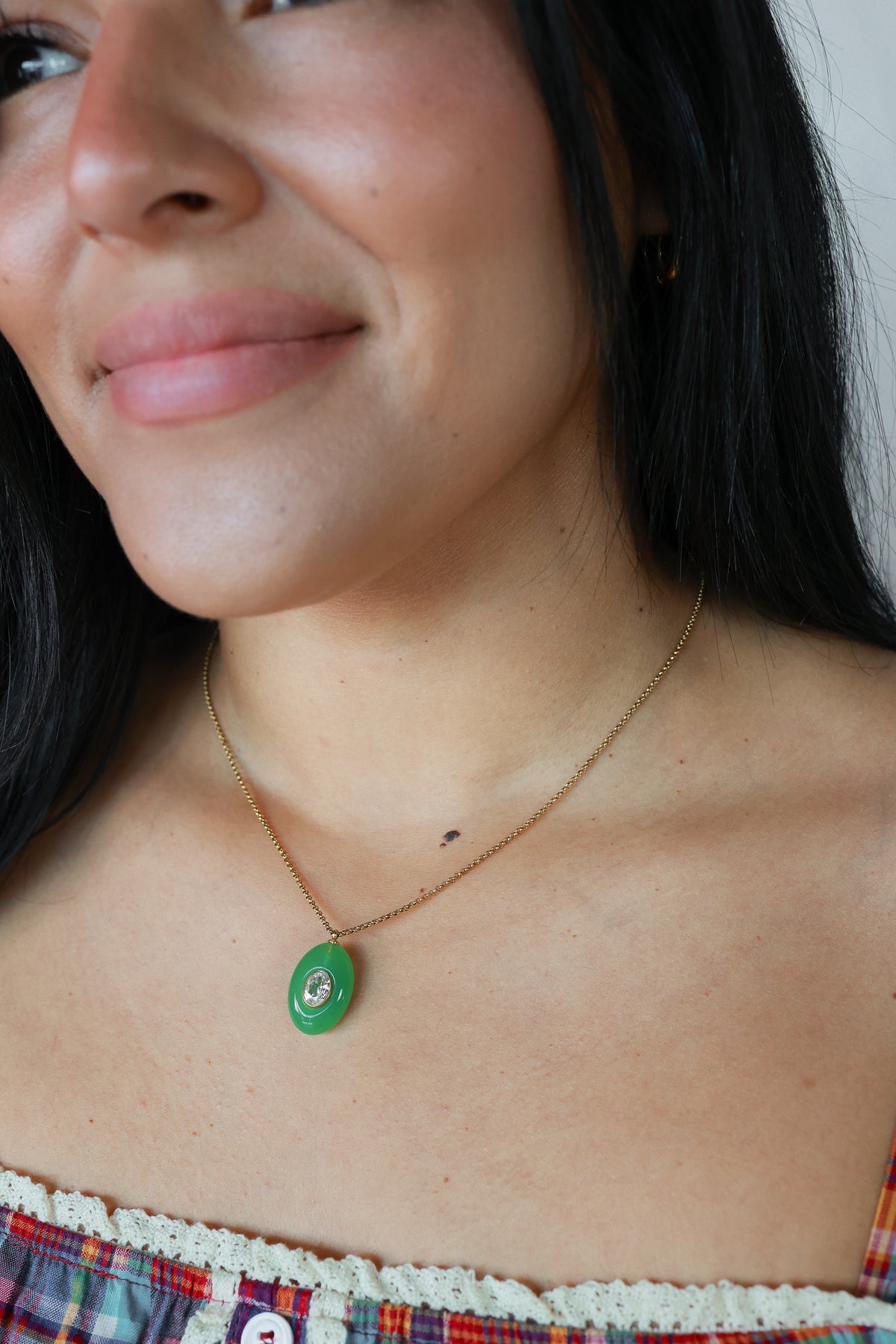 THE GEMSTONE NECKLACE | GREEN