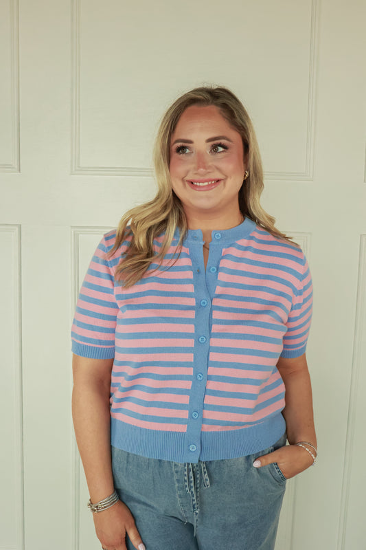 THE COTTON CANDY STRIPE KNIT