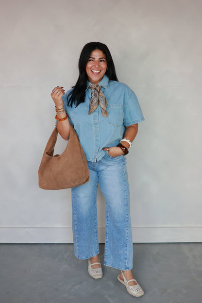 THE RORY DENIM TOP