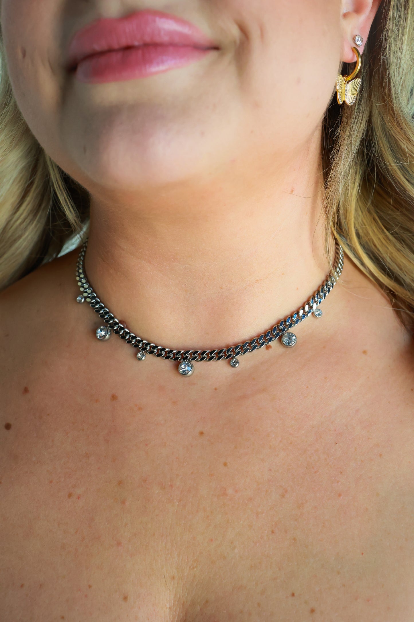 THE CHARMED CHAIN NECKLACE SILVER
