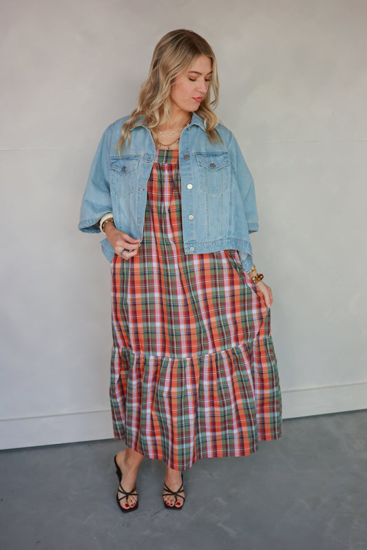 THE COUNTRY SIDE PLAID DRESS